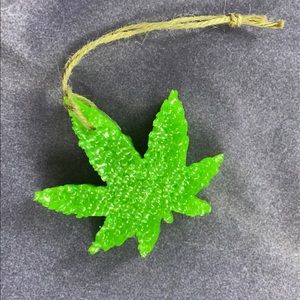 Marijuana Leaf Shaped Car Freshie
